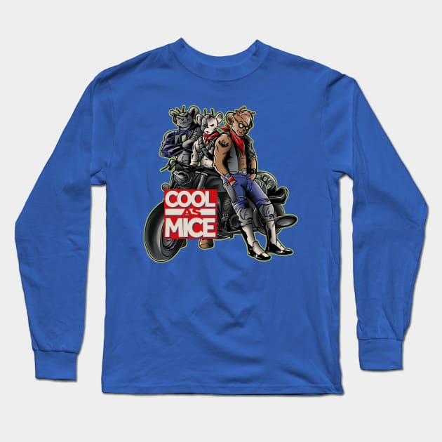 Cool As Mice Long Sleeve T-Shirt by MitchLudwig